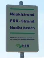 Schild FKK Strand